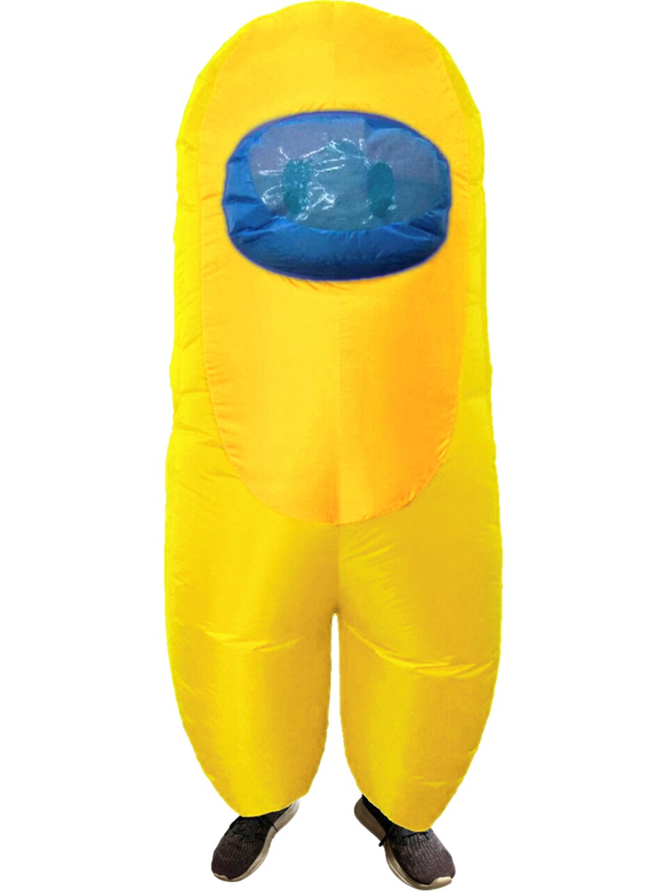 Adult's Yellow Imposter Sus Crewmate Killer Inflatable Costume